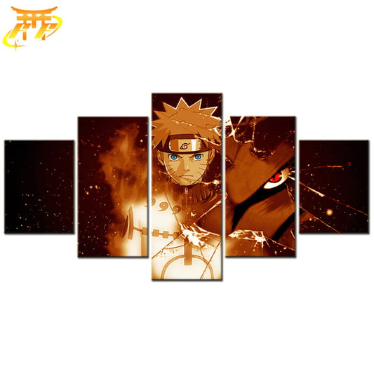 Naruto x Kurama Obraz w Ramie - Naruto Shippuden™