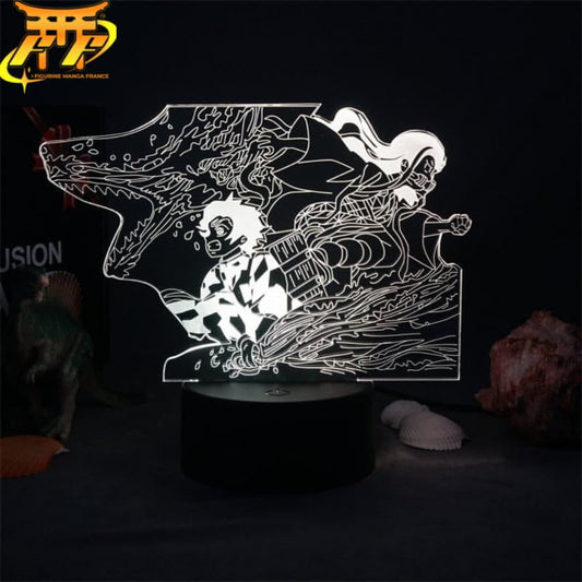 Nezuko i Tanjiro Kamado w trybie walki Lampka LED - Demon Slayer™