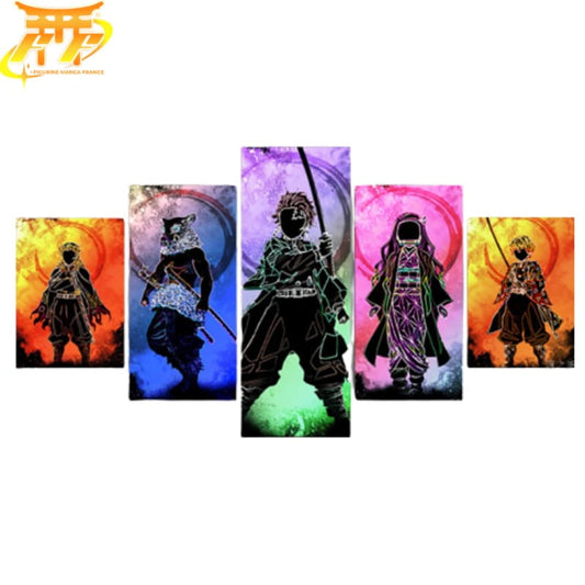 Niszczyciele Pociągu Nieskończoności Obraz w Ramie - Demon Slayer™