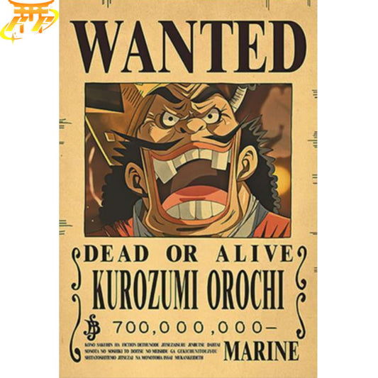 Orochi Poszukiwany Plakat - One Piece™