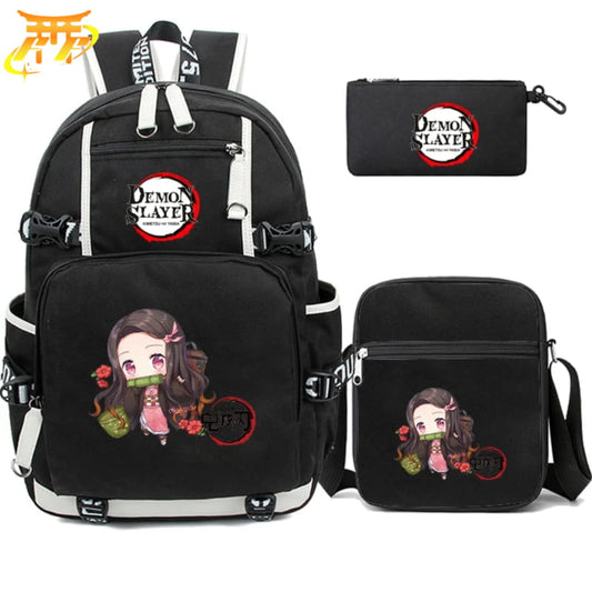 Plecak Kamado Nezuko z Piórnikiem i Torbą - Demon Slayer™
