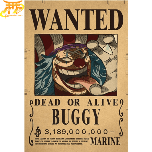 Poszukiwany Baggy Yonko Plakat - One Piece™