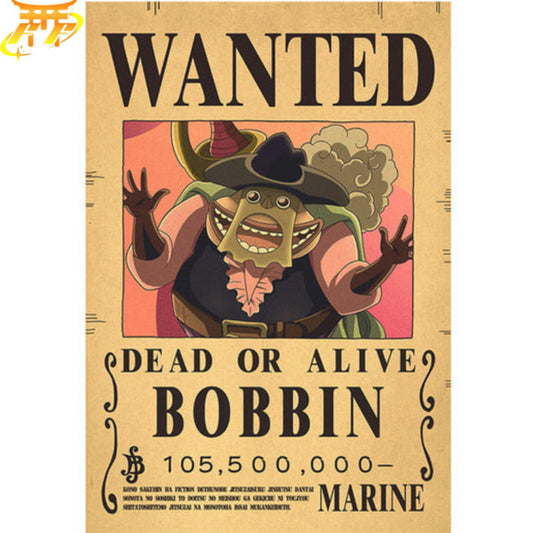 Poszukiwany Bobbin Plakat - One Piece™
