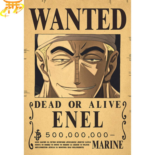 Poszukiwany Enel Plakat - One Piece™