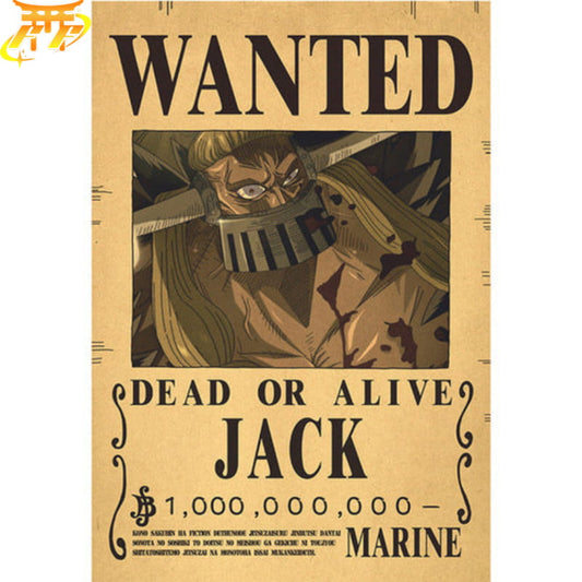 Poszukiwany Jack Plakat - One Piece™