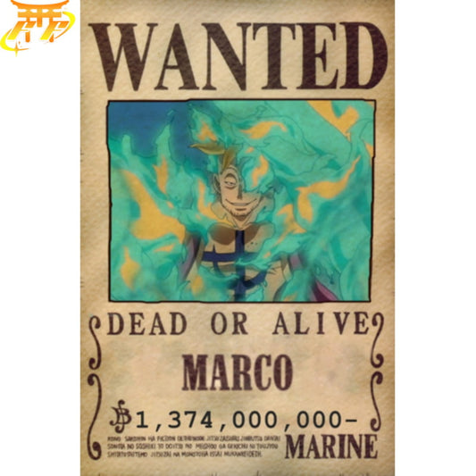 Poszukiwany Marco Plakat - One Piece™