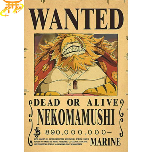 Poszukiwany Nekomamushi Plakat - One Piece™