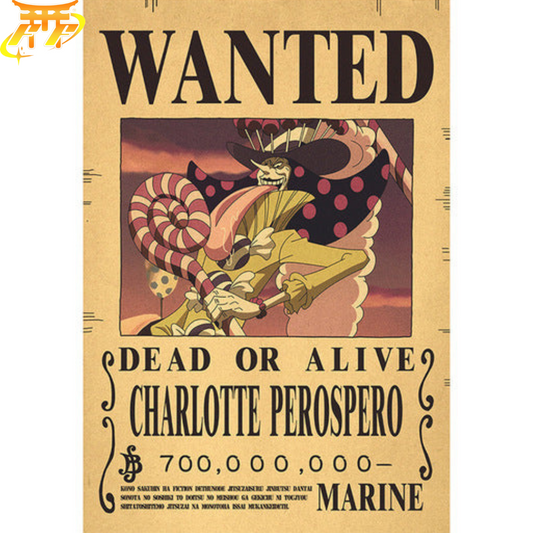 Poszukiwany Perospero Plakat - One Piece™