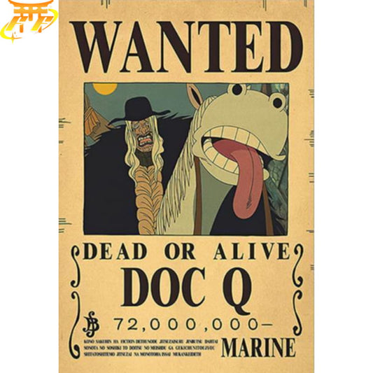 Poszukiwany Plakat Doc Q - One Piece™
