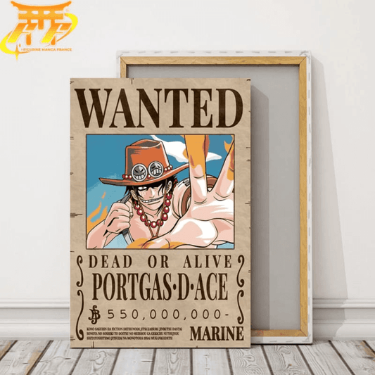 Poszukiwany Portgas D. Ace Plakat - One Piece™