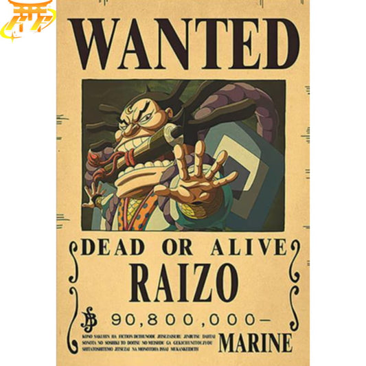 Poszukiwany Raizo Plakat - One Piece™