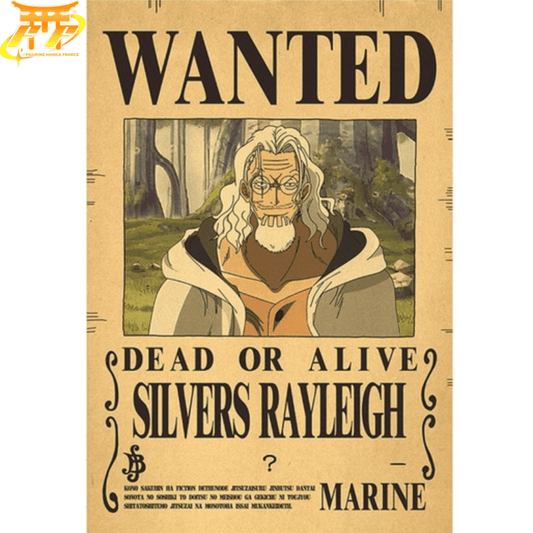 Poszukiwany Silver Rayleigh Plakat - One Piece™