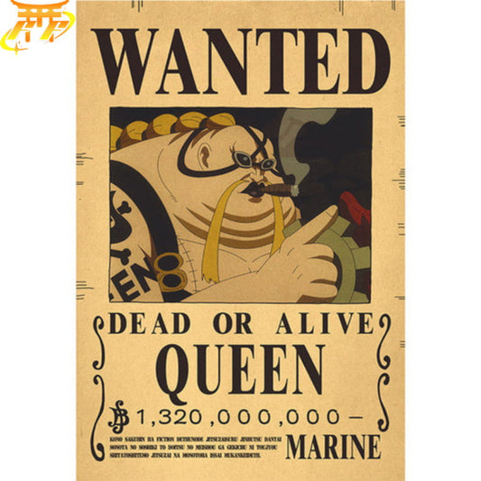 Queen Poszukiwany Plakat - One Piece™
