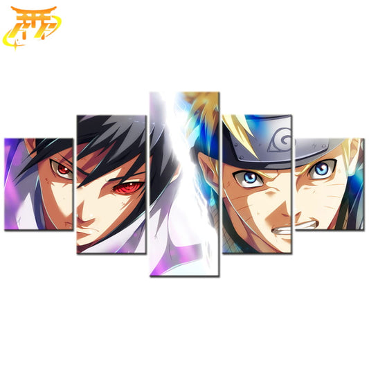 Sasuke & Naruto Pojedynek Przeznaczenia Obraz w Ramie - Naruto Shippuden™