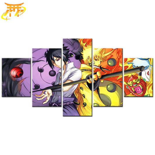 Sasuke i Naruto Pustelnika Rikudo Obraz w Ramie - Naruto Shippuden™