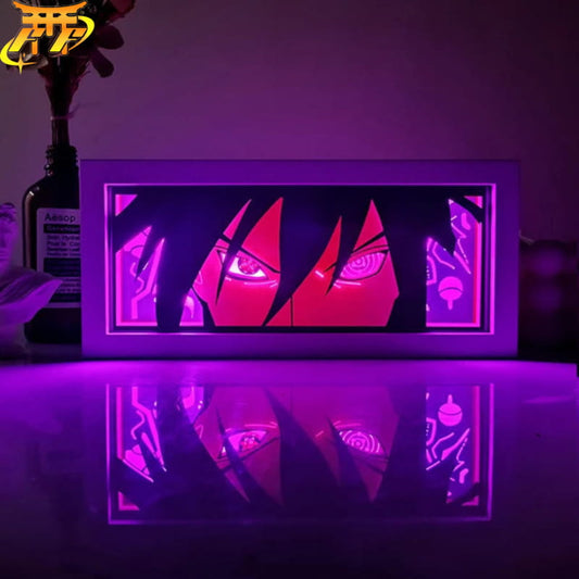 Sasuke Uchiha Rinnegan 3D Lampka LED - Naruto™