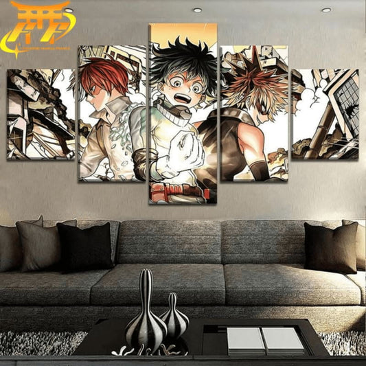 Shoto, Izuku i Bakugo Obraz w Ramie - My Hero Academia™