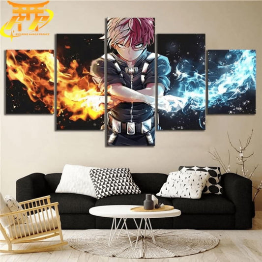 Shoto Todoroki Obraz w Ramie - My Hero Academia™