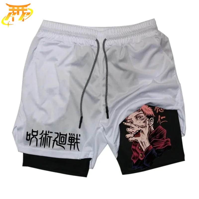 Sukuna Białe i Czarne Spodenki - Jujutsu Kaisen™