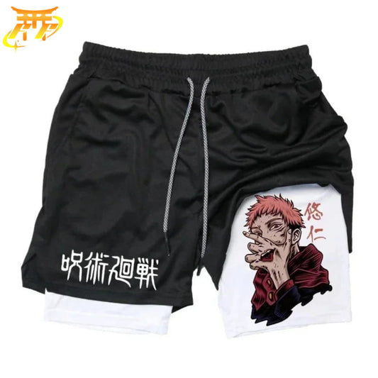Sukuna Czarny i Biały Spodenki - Jujutsu Kaisen™