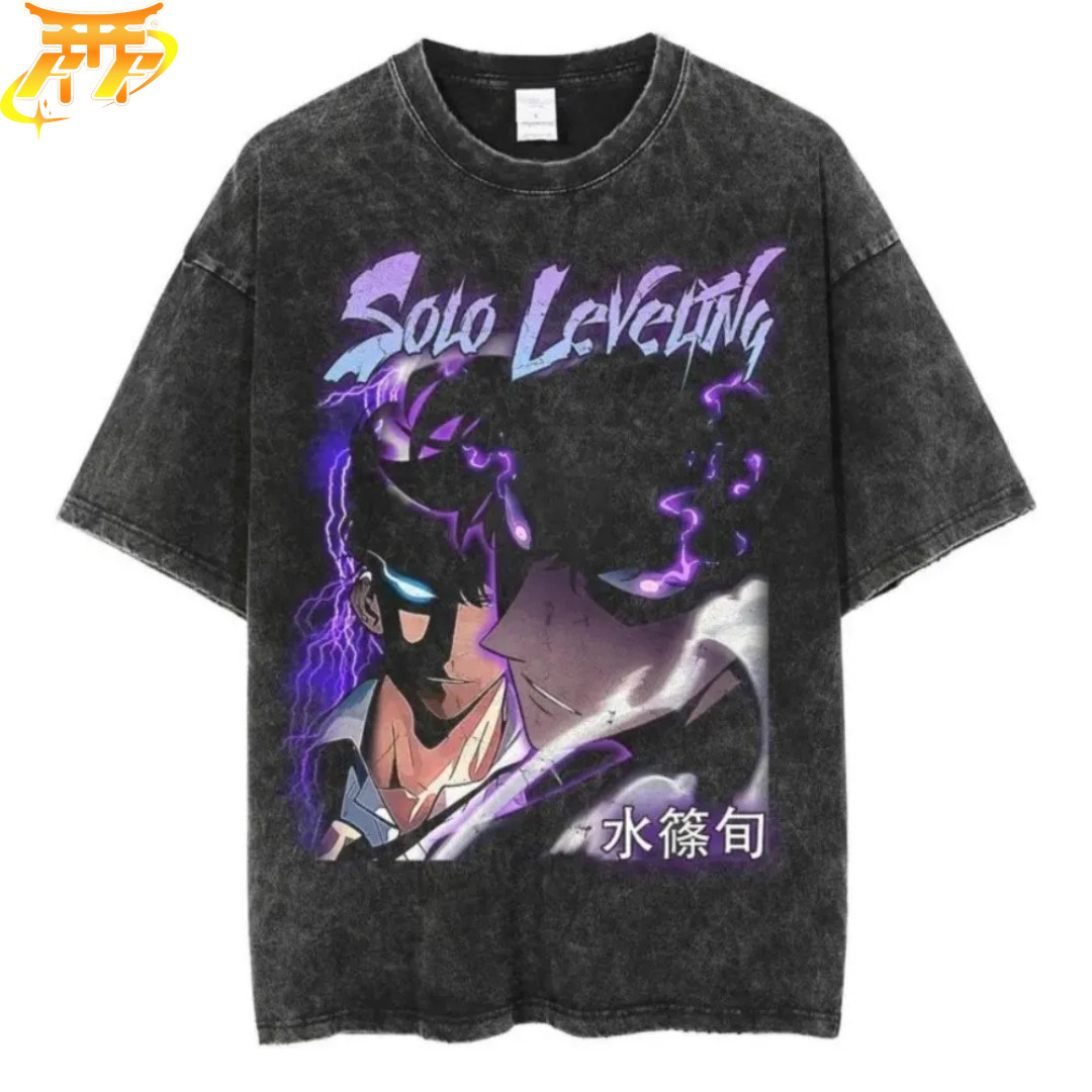 Sung Jin-Woo Fioletowy Koszulka Oversize - Solo Leveling™