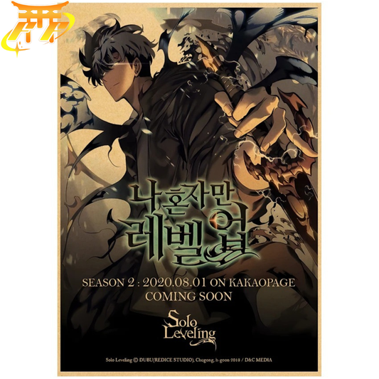 Sung Jin-Woo Powrót Łowcy Plakat - Solo Leveling™