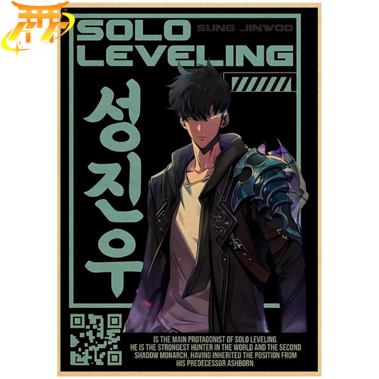 Sung Jin-Woo Ultimatny Łowca Plakat - Solo Leveling™