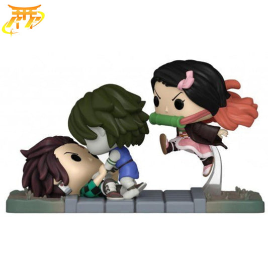 Tanjiro & Nezuko vs Demon z Świątyni Figurka POP - Demon Slayer™