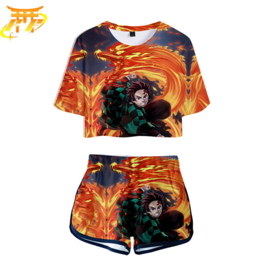 Tanjiro Kamado Piżama Damska - Demon Slayer™