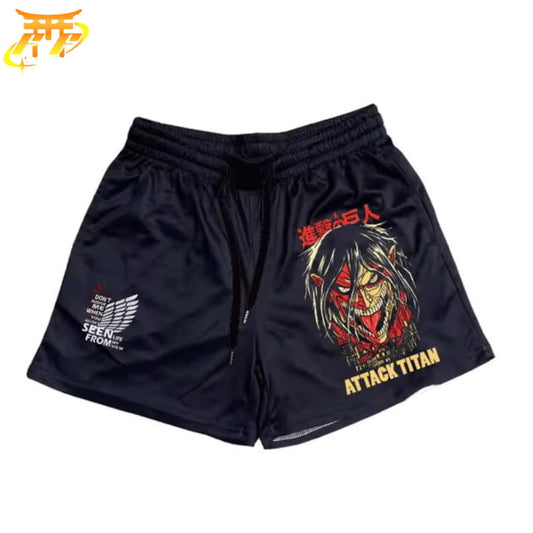 Titan Assaillant Czarny Spodenki - Attack on Titan™