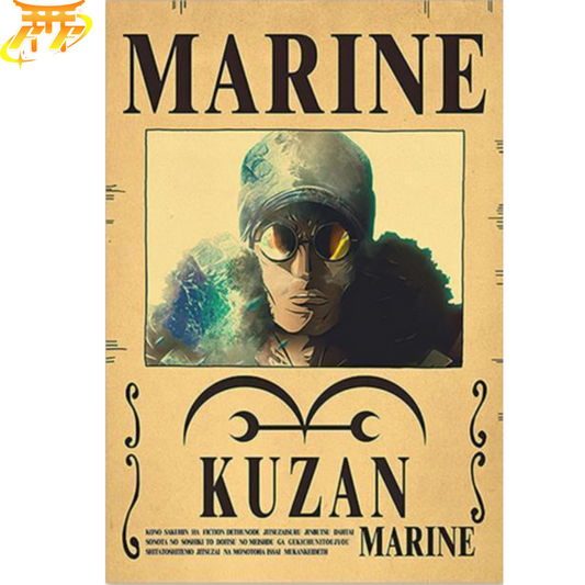 Wanted Kuzan Plakat - One Piece™