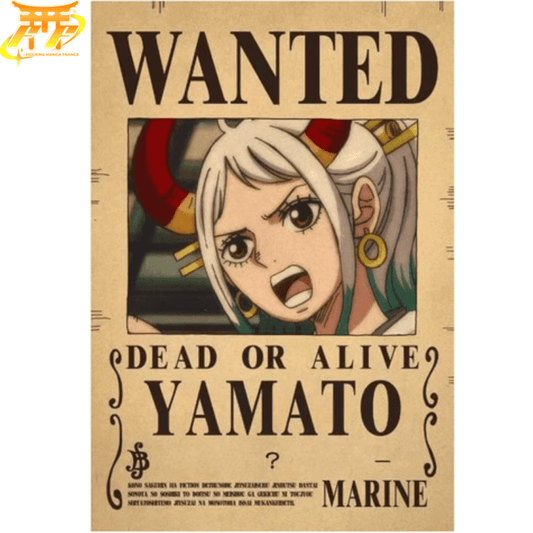 Wanted Yamato Plakat - One Piece™
