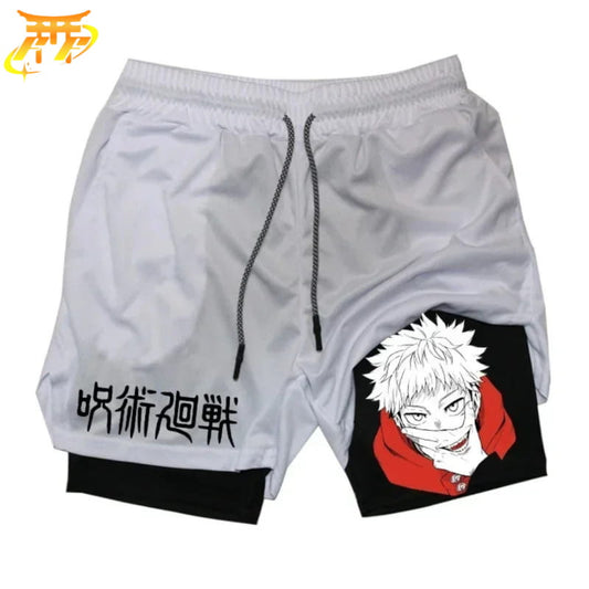 Yuji Biały i Czarny Spodenki - Jujutsu Kaisen™