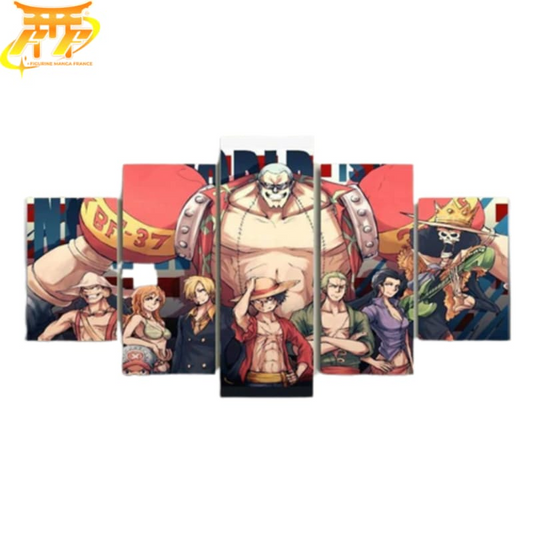 Załoga Mugiwara Obraz w Ramie - One Piece™