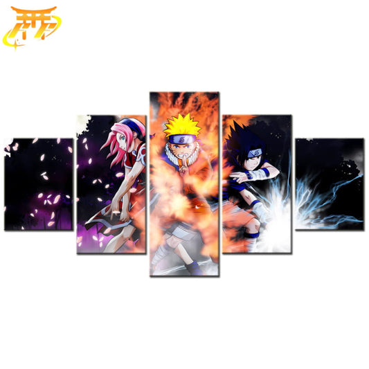 Zespół 7 Atak Sygnaturowy Obraz w Ramie - Naruto Shippuden™